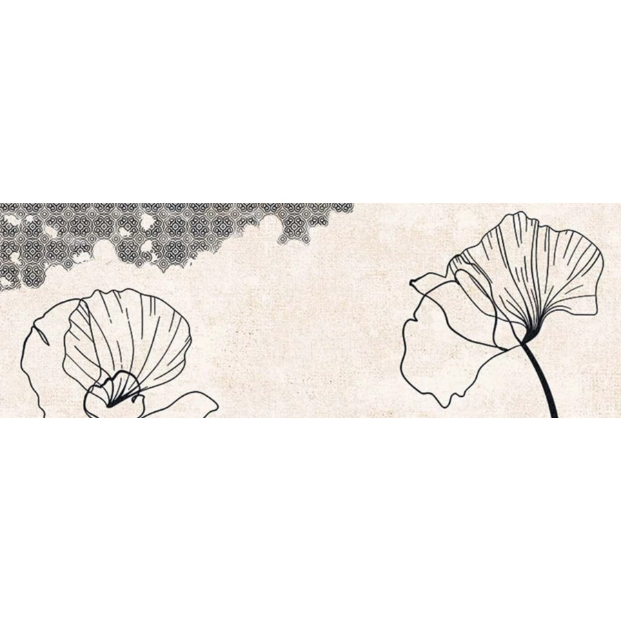 Плитка настенная Tikko Decor Beige матовая с блеском бежевая 90х30 см