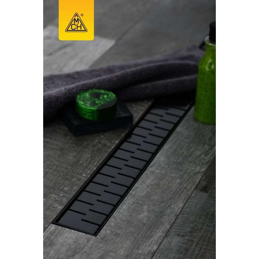 Душевой лоток Creto Snake с решеткой черный CRE-950 SB-50 95 см