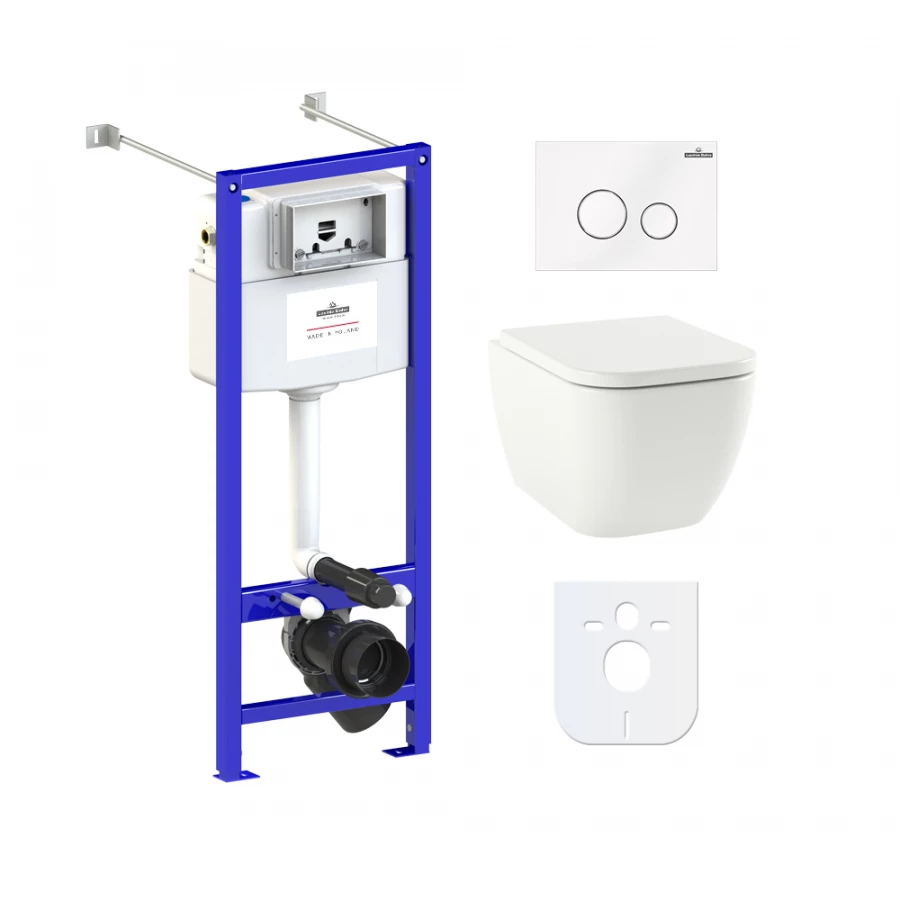 Унитаз Lavinia Boho Relfix One Compacto 77050155 (комплект 6 в 1)