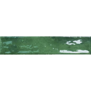 Плитка настенная Monopole San Remo Emerald глянцевая изумрудная 25x5 см