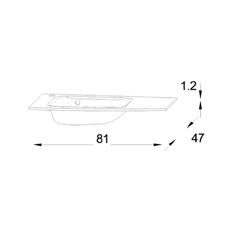 Стеклянная раковина Jacob Delafon Nona матовый серый 1 раковина EB1884RU-DE4 80 см