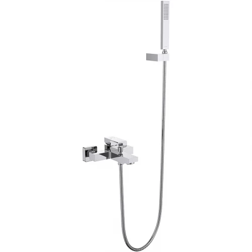 Смеситель Aquatek Либра для ванны с душевым набором хром AQ1649CR