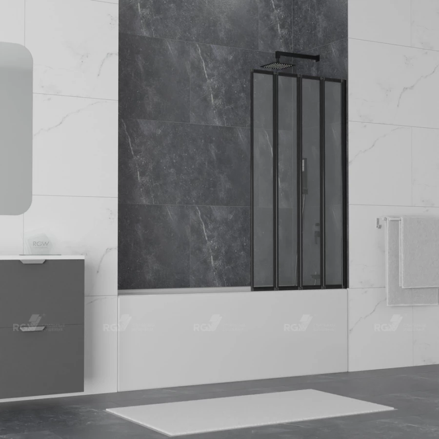 Шторка на ванну RGW SC-23B 03112310-14 1000 прозрачное