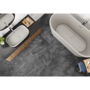 Керамогранит New Trend Солт Лид / Salt Lead карвинг матовый синий 46,08 м в пал D60247M 60х60 см