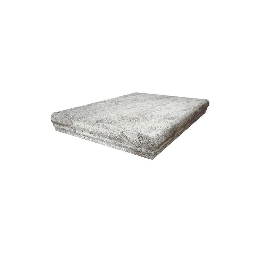 Ступень угловая левая из керамогранита Kerama Marazzi Терраса матовая серая SG158700N/GR/ANS 30х30 см