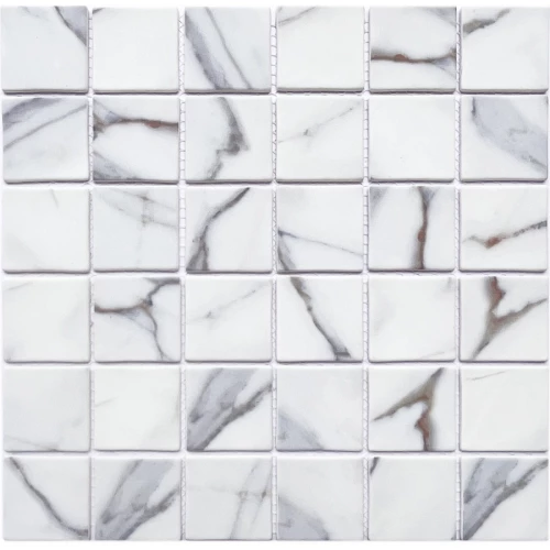 Мозаика Pixel mosaic Soft Touch из стекла чип 48x48 мм сетка PIX758 300х300x4 мм