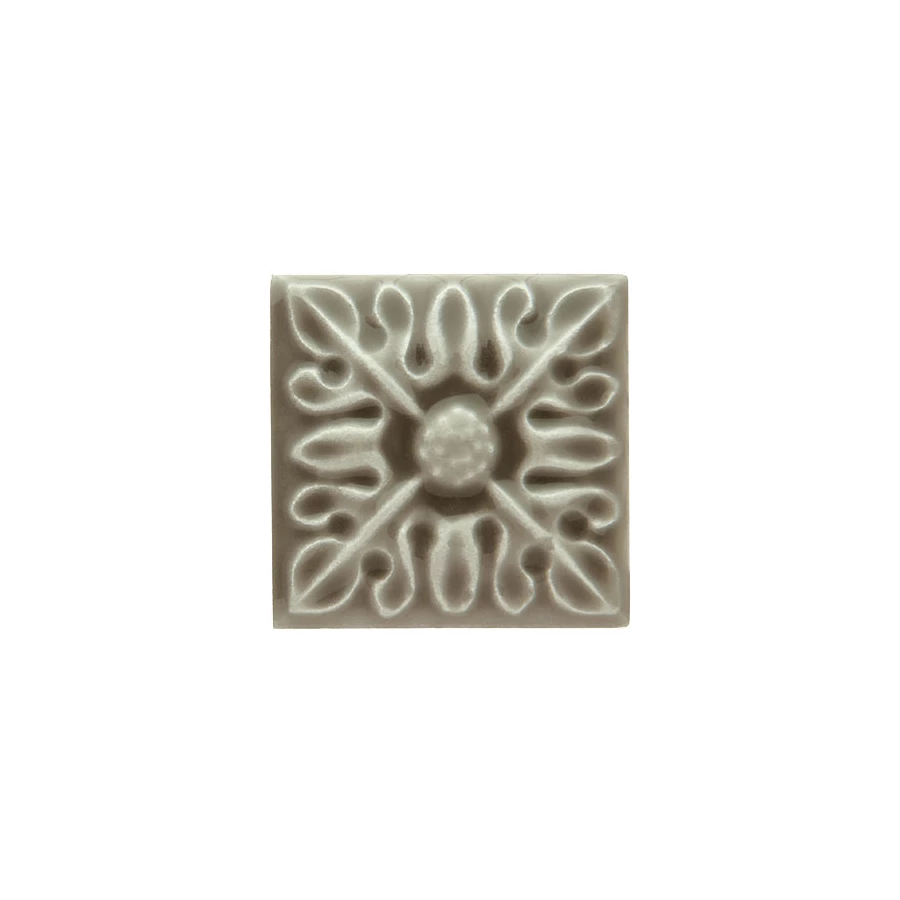 Вставка Adex Adex Studio Relieve Flor № 2 Sands ADST4062 3х3 см