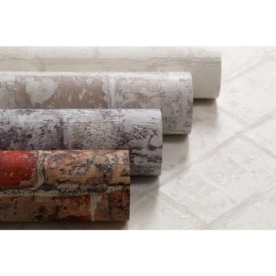 Обои флизелиновые Palitra Life Brick коричневые PL71412-14 1,06х10,05 м