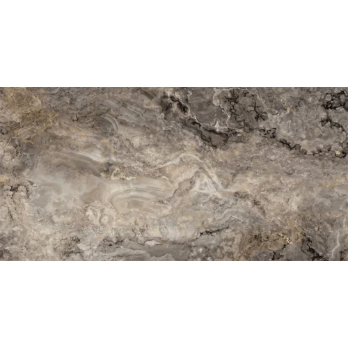 Керамогранит Realistik Doha Polished Silver Carving серый 120x60 см