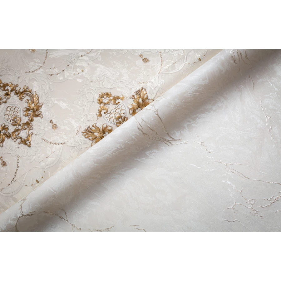 Обои флизелиновые Palitra Life Andijana бежевые PL72467-12 1,06х10,05 м