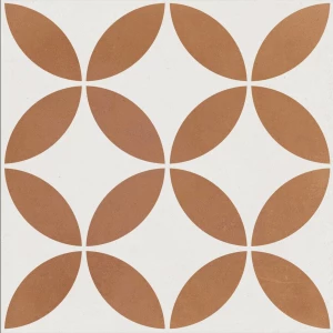 Керамогранит Harmony Peronda Mayari Clay Petals LT матовый коричневый 3386037797 22,3х22,3 см