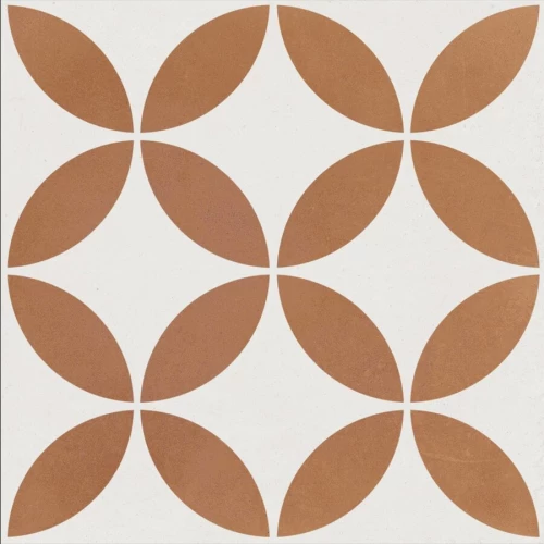 Керамогранит Harmony Peronda Mayari Clay Petals LT матовый коричневый 3386037797 22,3х22,3 см