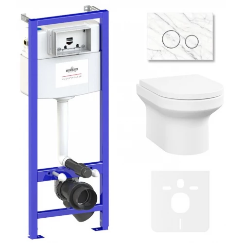 Унитаз Lavinia Boho Relfix Grance Hill Rimless 87561029 (комплект 6 в 1)