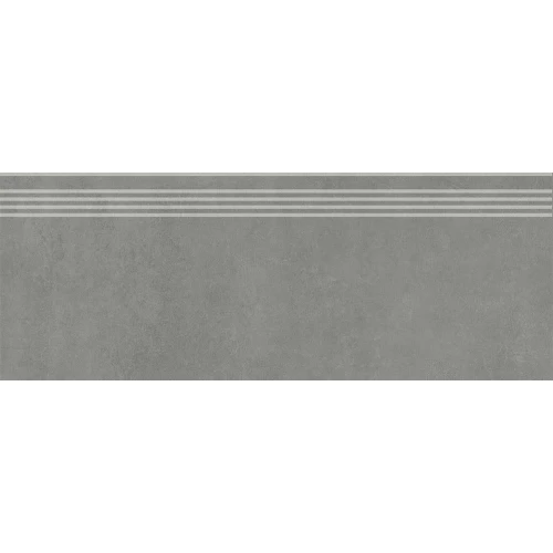 Ступень из керамогранита Kerama Marazzi Про Догана матовая темно-серая DD841390R/GR 80х30 см