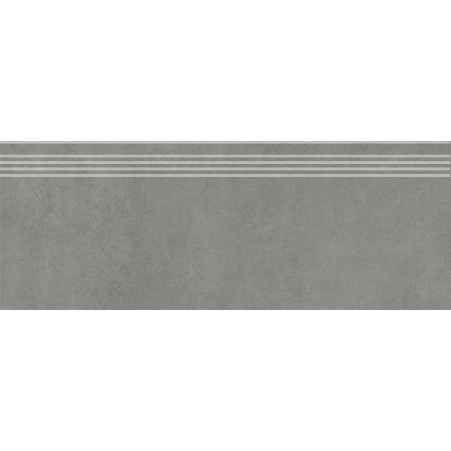 Ступень из керамогранита Kerama Marazzi Про Догана матовая темно-серая DD841390R/GR 80х30 см