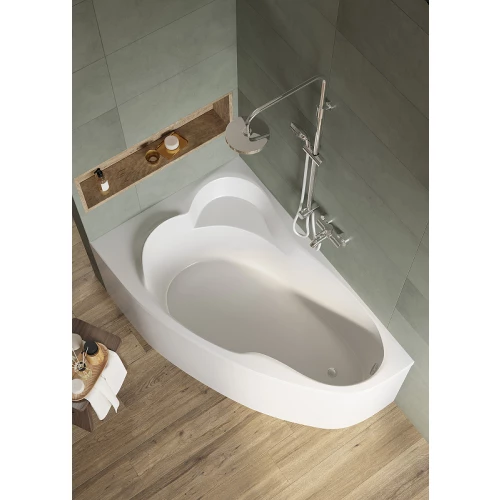 Акриловая ванна Creto Glaze левая 16-14090L 140х90 см