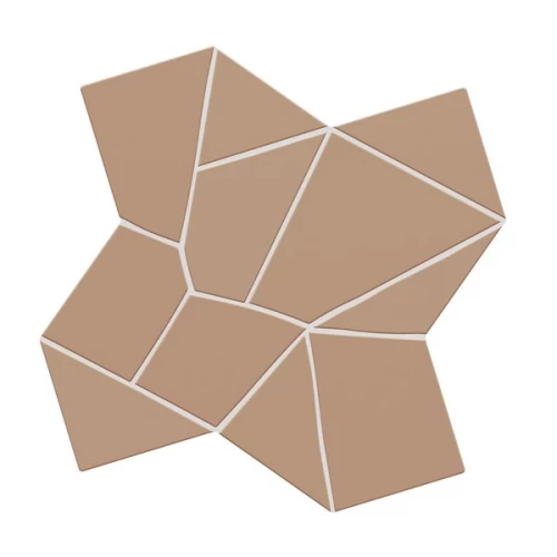 Керамогранит WOW Trencadis Gaudi Mud матовый коричневый 0,7455 м2 134261 25,5x25,5 см