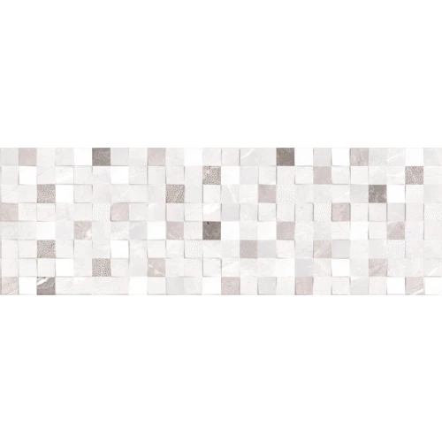 Плитка настенная Primavera Perfect Silver Decor 01 glossy DG01-01 90х30 см