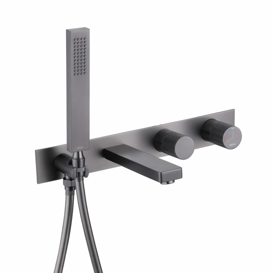 Смеситель Abber Rund для ванны скрытого монтажа никель AF8730NG