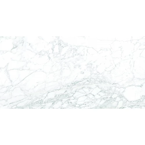 Керамогранит lamore Ceramic Gloss 60х120 Stark Statuario глянцевый бело-серый 60/120-057 120х60 см