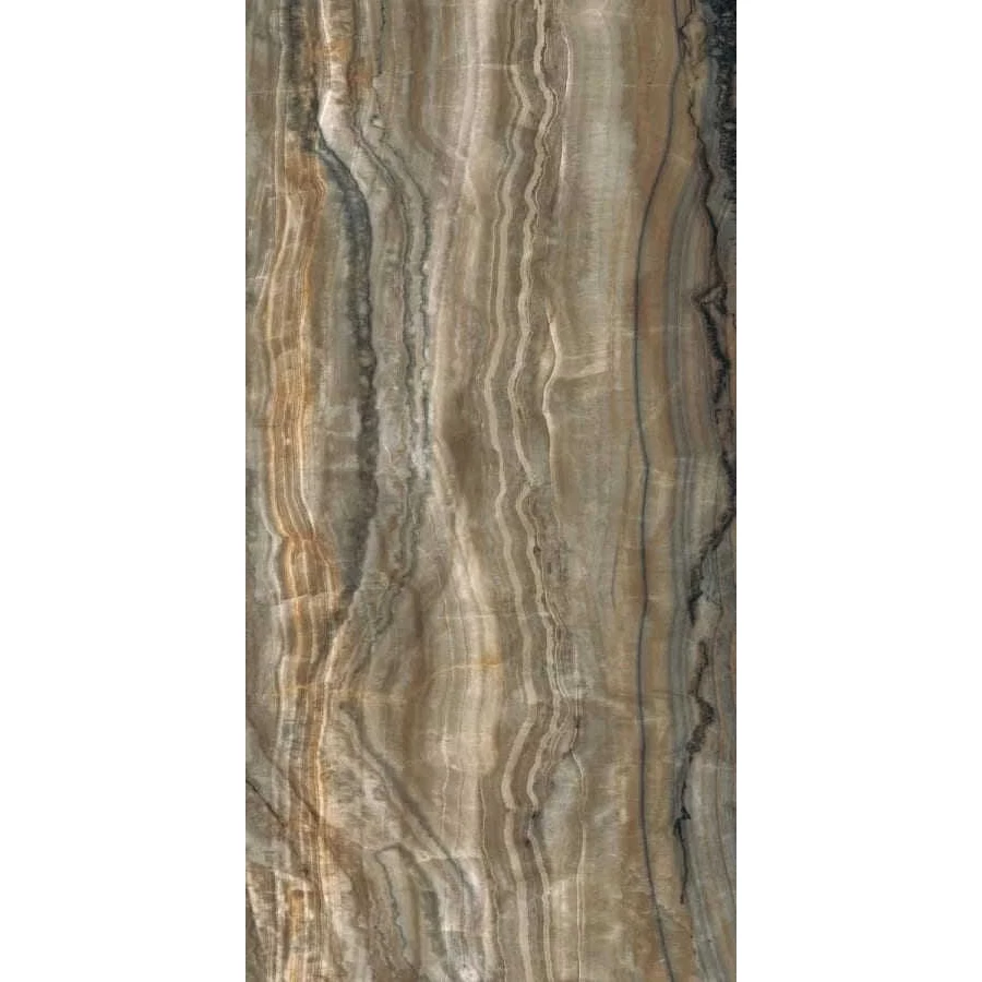 Керамогранит Idalgo Граните Оникс Коричневый LLR ID9075b053LLR 120х60 см