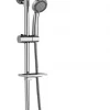 Смеситель Rossinka RS42-46 для ванны и душа с регулируемой высотой штанги, поворотным изливом и лейкой хром