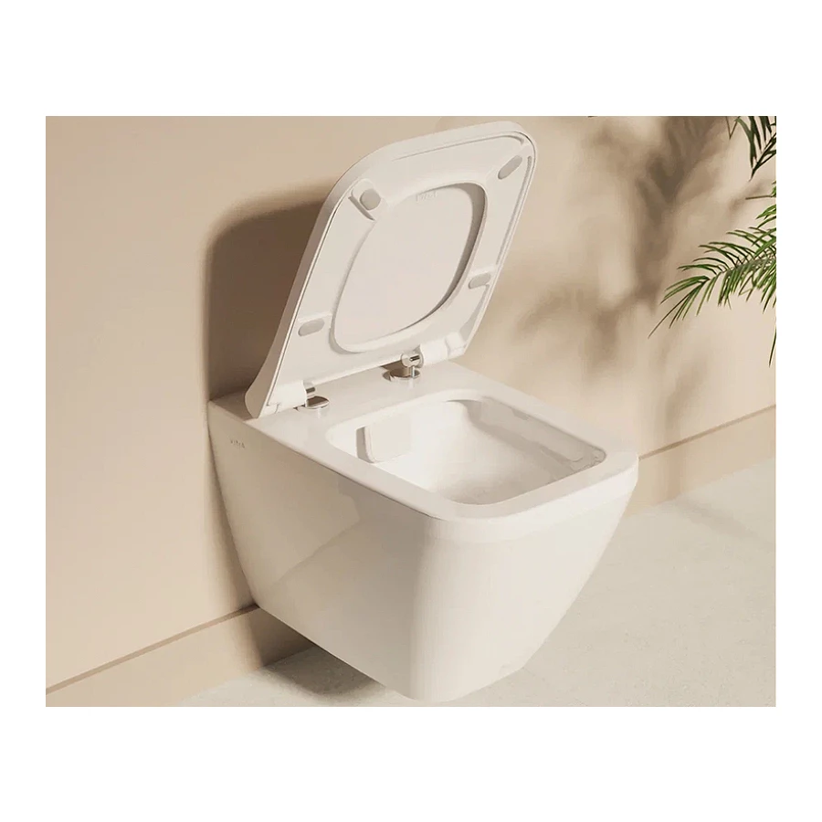 Подвесной унитаз Vitra Integra Square безободковый 7082B003-0075 54 см