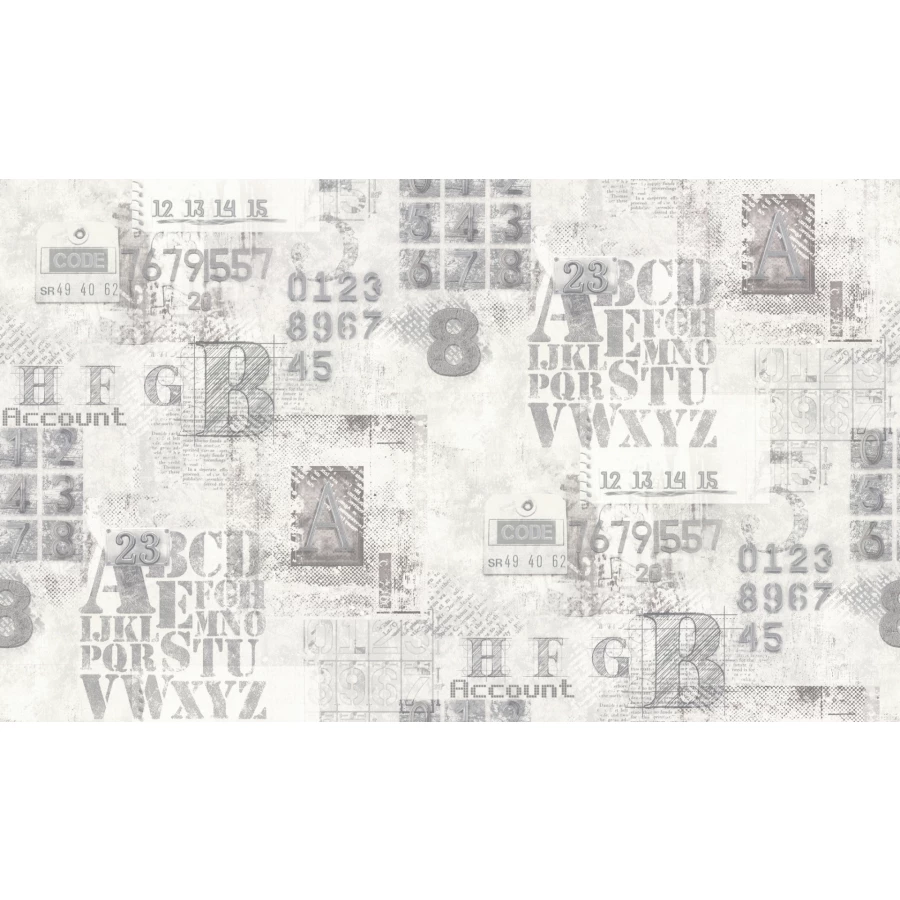 Обои флизелиновые VOG Collection П Аккаунт серые VV71920-14 1,06х10,05 м