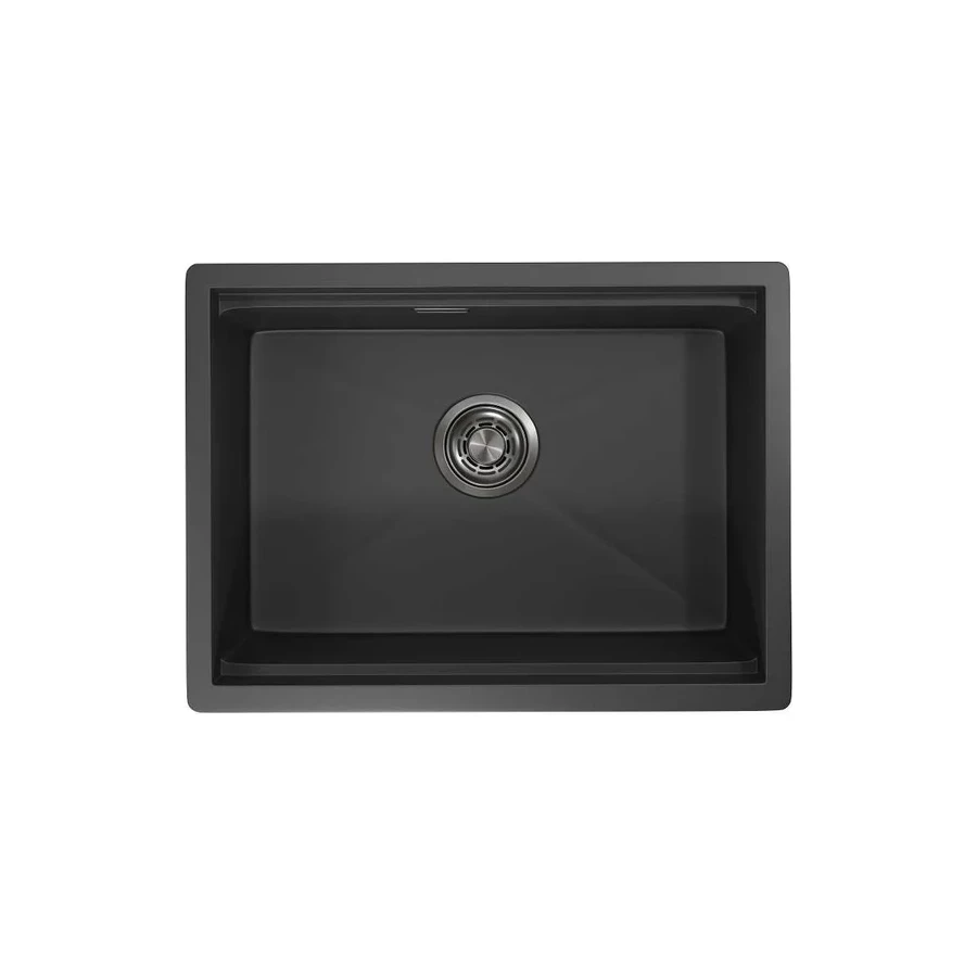 Кухонная мойка Granula 6045U, черный матовый