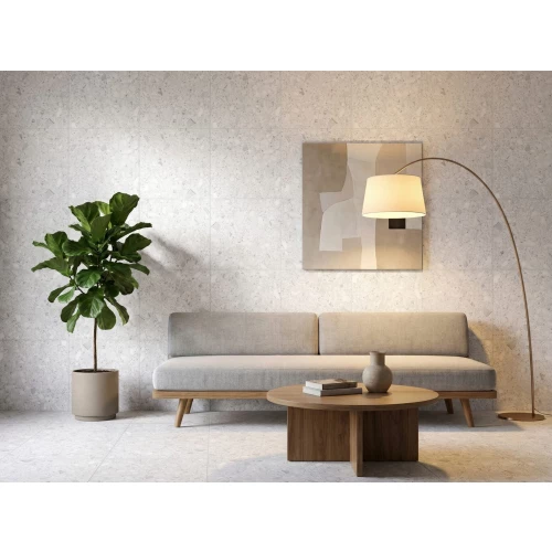 Керамогранит Vizavi Ceramica Карнавал матовый белый ZA-L60328 60х60 см