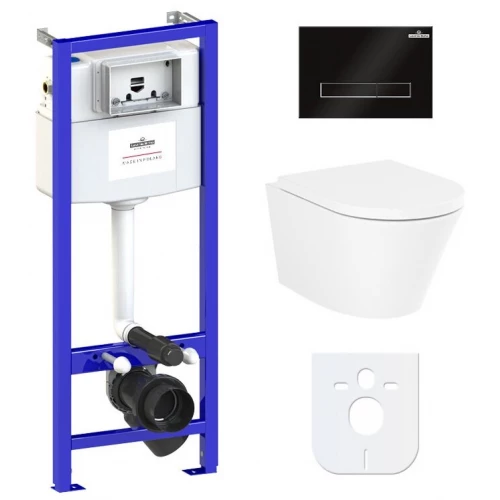 Унитаз Lavinia Boho Relfix Biore Compacto Rimless 77040094 (комплект 6 в 1)