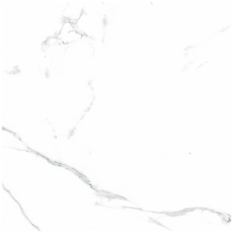 Керамогранит Ceradim Statuario Justice Grey Полированный белый 60х60 см