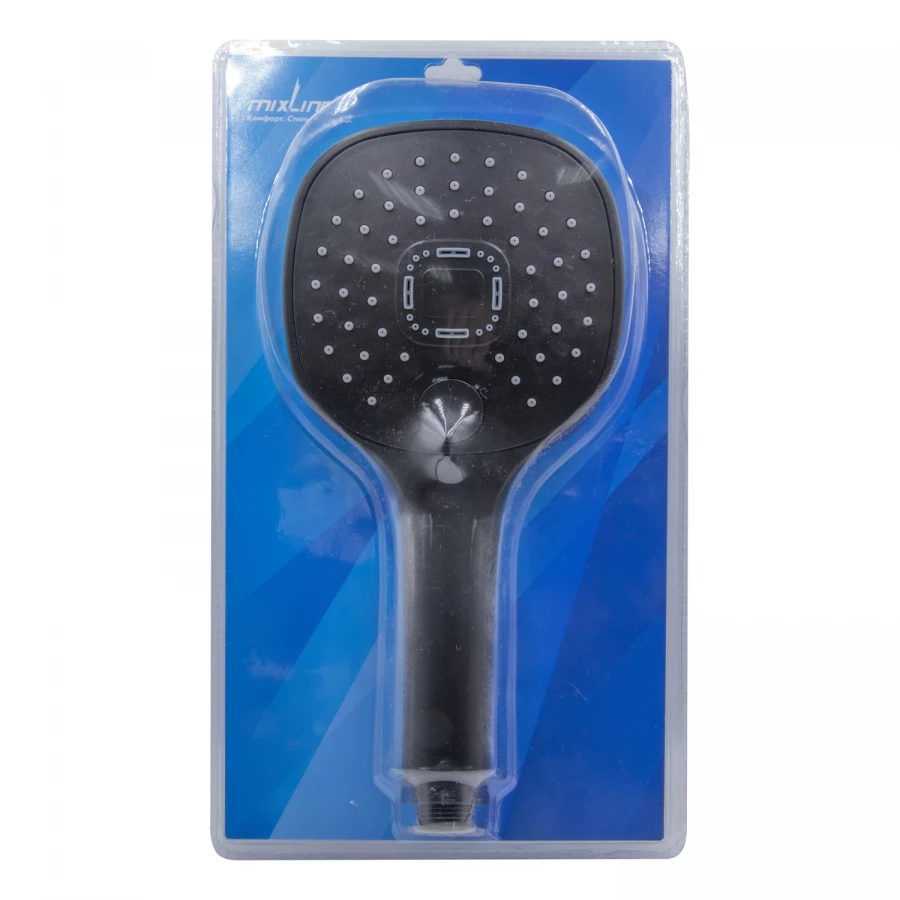 Лейка для душа MixLine ML 1237 3 режима черный 554377