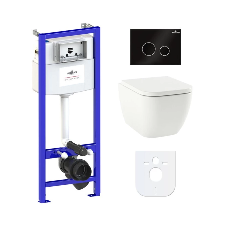 Унитаз Lavinia Boho Relfix One Rimless 77040084 (комплект 6 в 1)