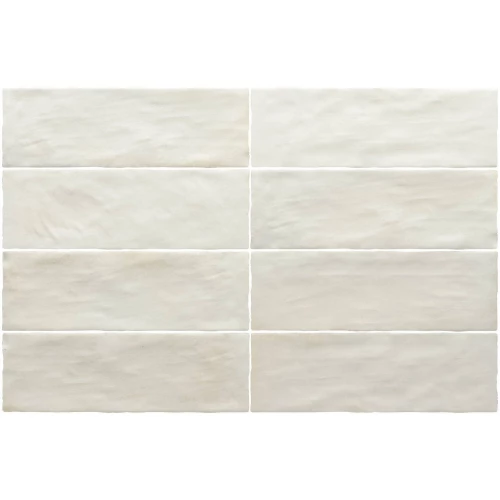 Плитка настенная Equipe Sabbia Silica White матовая белая 31882 20х6,5 см