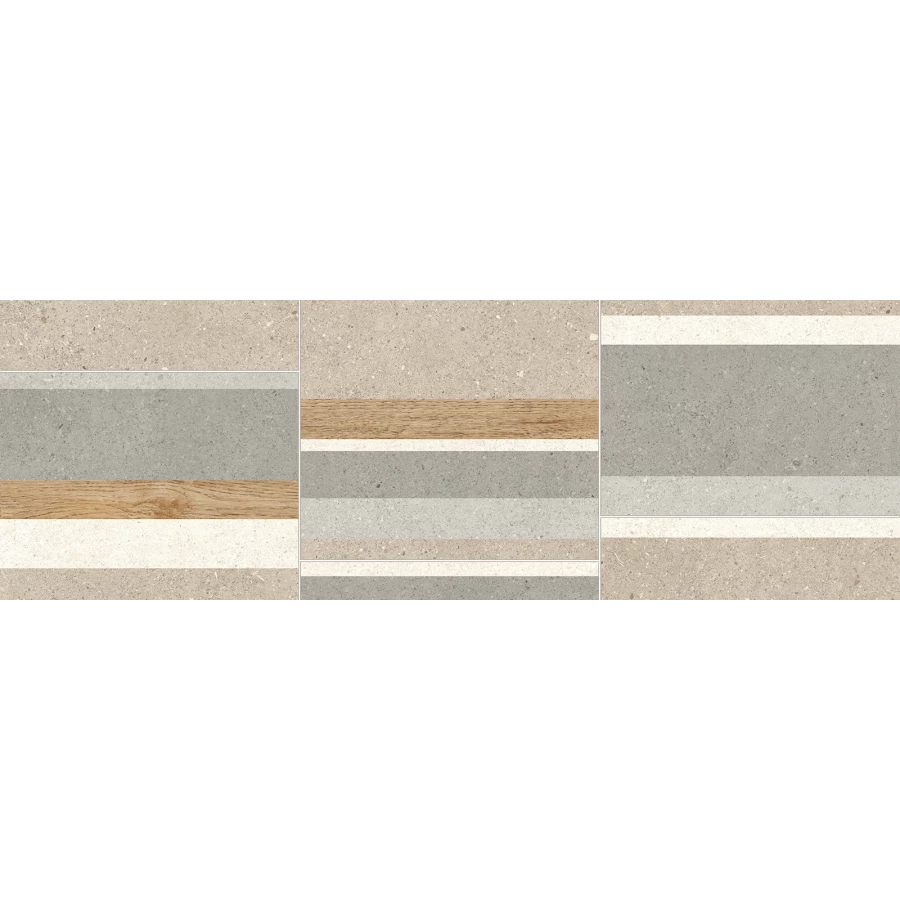 Плитка настенная ALMA Ceramica Angola матовая серая TWU3090AGL14R 90х30 см