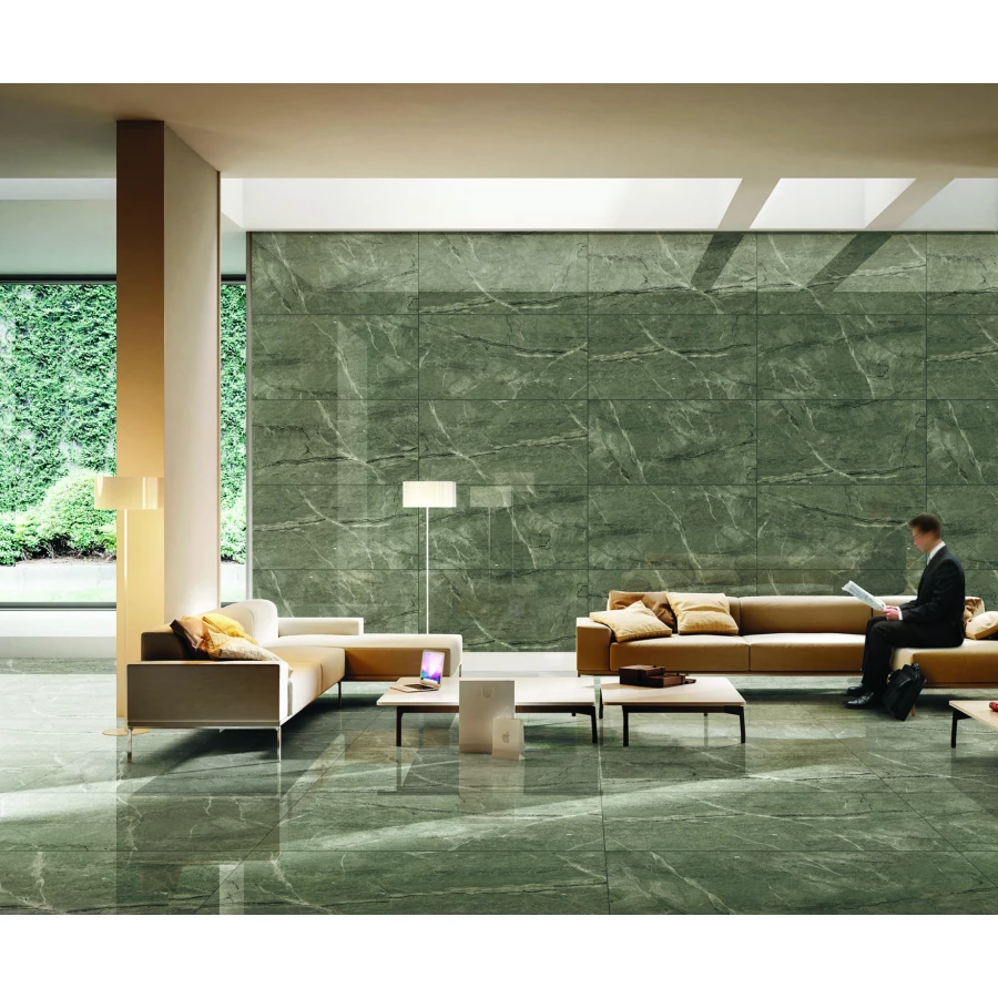 Керамический гранит глазурованный LeeDo Ceramica Breccia Marengo POL серый 120x60 см