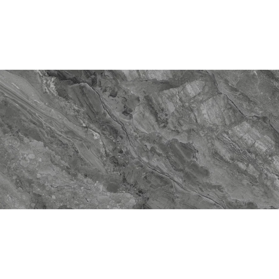 Керамогранит Planet Ceramics UKSL 2427 глянцевый серый 120х60 см