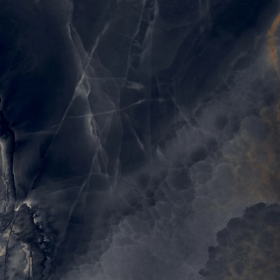 Керамогранит Laparet Interstellar Black полированный чёрный 80х80 см