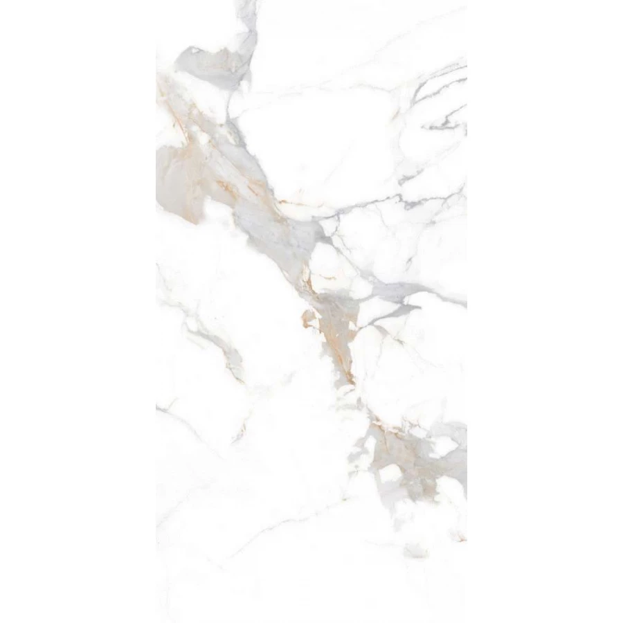 Керамогранит Global Tile Calacatta Imperial_GT Белый полированный GT120606103PR 120х60 см