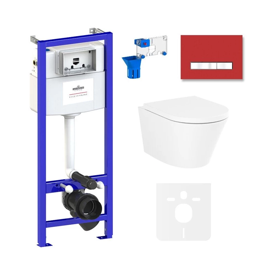 Унитаз Lavinia Boho Relfix Biore Rimless 75110189 (комплект 7 в 1)