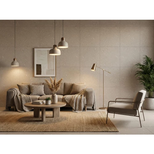 Керамогранит Vizavi Ручей матовый бежевый ZA-B60329 60х60 см