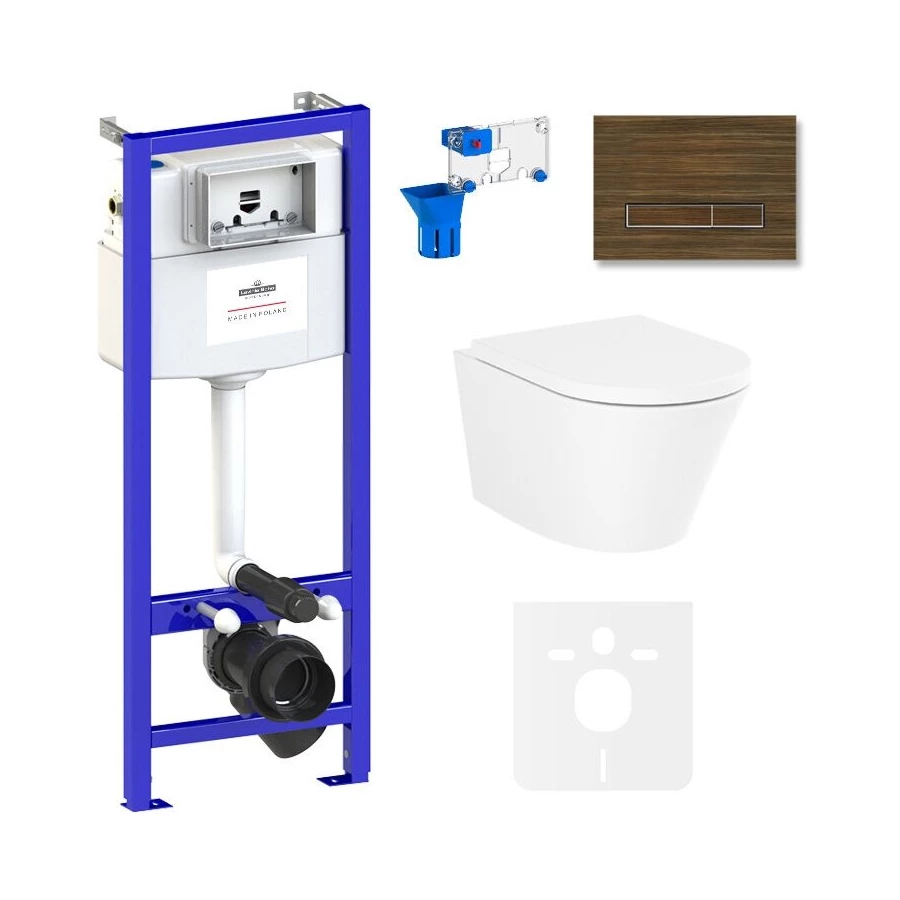 Унитаз Lavinia Boho Relfix Biore Rimless 75110188 (комплект 7 в 1)