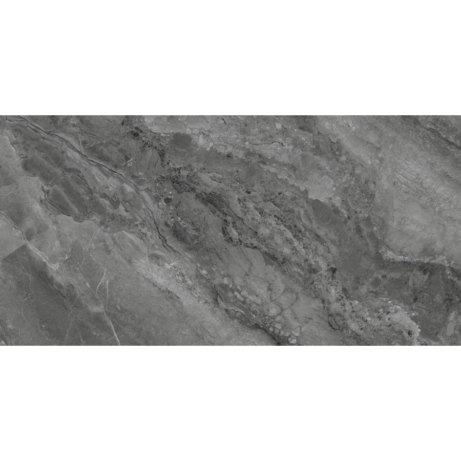 Керамогранит Planet Ceramics UKSL 2427 глянцевый серый 120х60 см