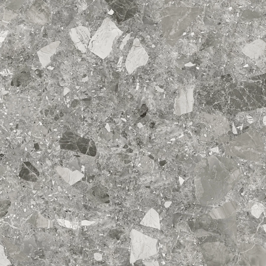 Керамогранит ALMA Ceramica Steel rock sugar-эффект серый GFU04STE70R 60х60х0,95 см