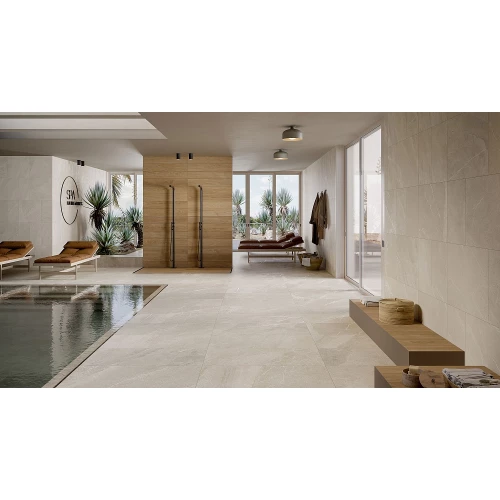 Керамогранит Rondine Angers Advance Av Ivory Ret матовый бежевый J91690 120x60 см