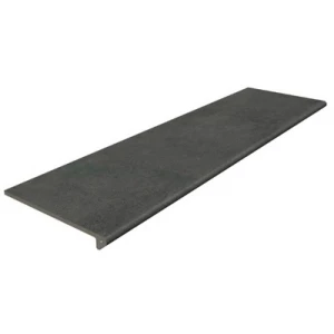 Ступень Gres de Aragon Urban Peldano Recto Grafito Anti Slip матовая темно-серая 970091 119,7x31,5 см