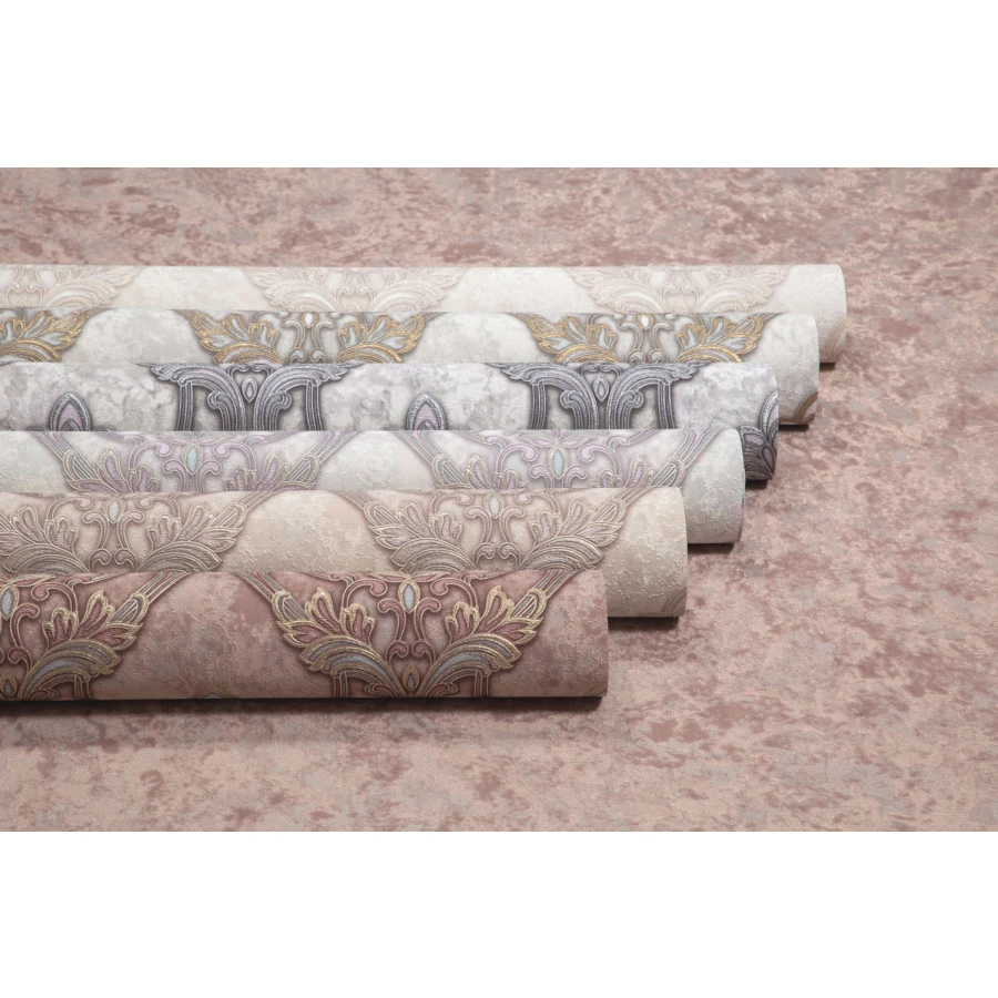 Обои флизелиновые Palitra Life Verona серые PL71608-16 1,06х10,05 м