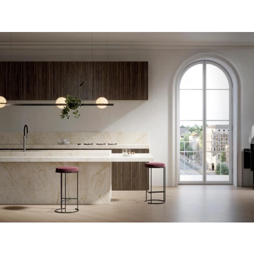 Керамогранит Xtone Тай Махал 02 Полишед СРМ / Taj Mahal 02 Polished SRM G-1059 бежевый 100342073 320х160 см