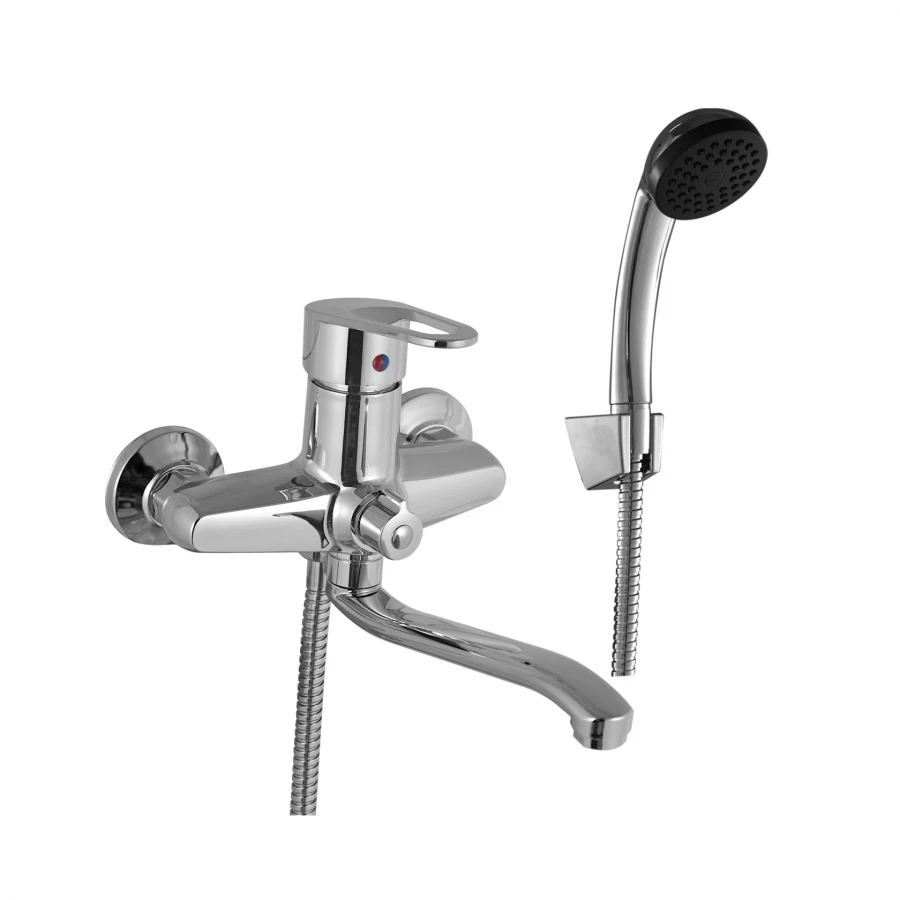 Смеситель PLStart для ванны и душа хром PL2206